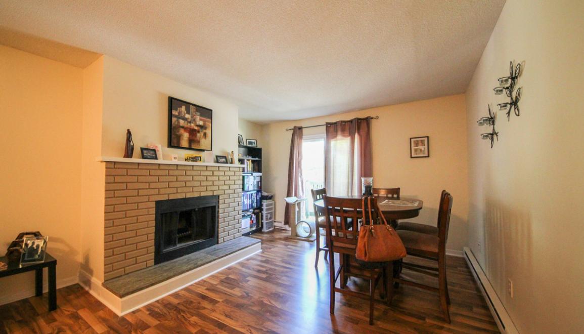116 & 126 Wilsey Apartments Living Room with Fireplace Image