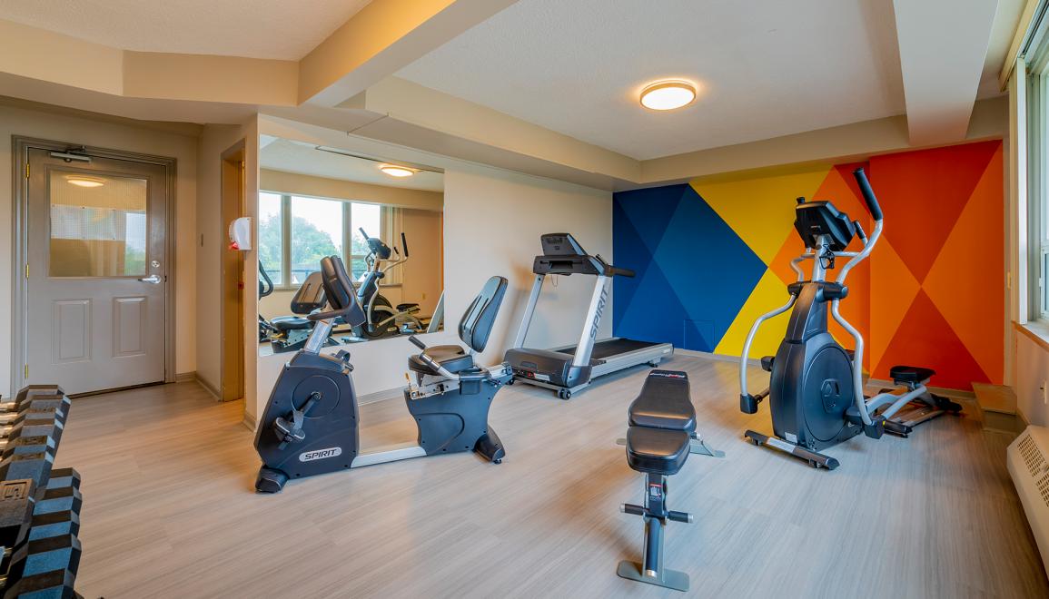 Fort Howe Apartments Renovated Gym