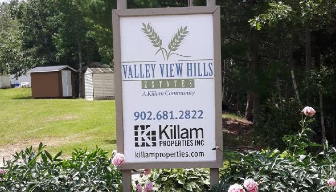 Valley View Entrance Sign