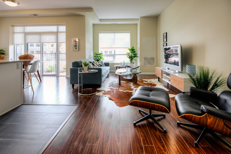 Saginaw Gardens Apartment Living Room Image