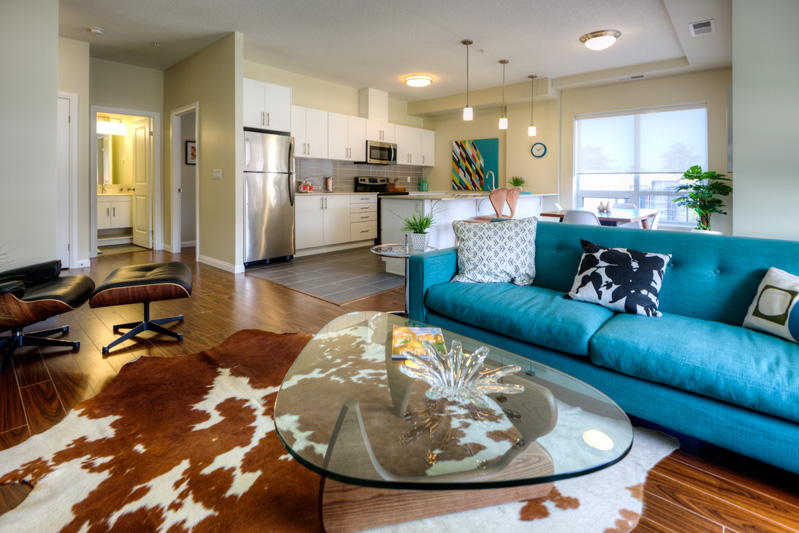 Saginaw Gardens Apartment  Living Room 2 Image