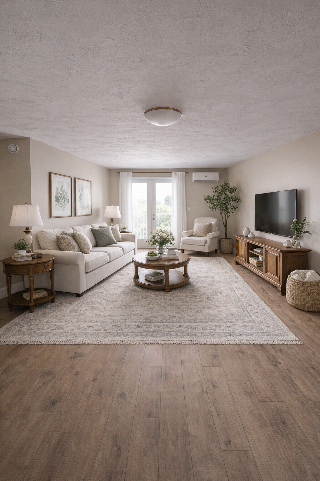 Woodbury Green Apartments Living Area Rendering