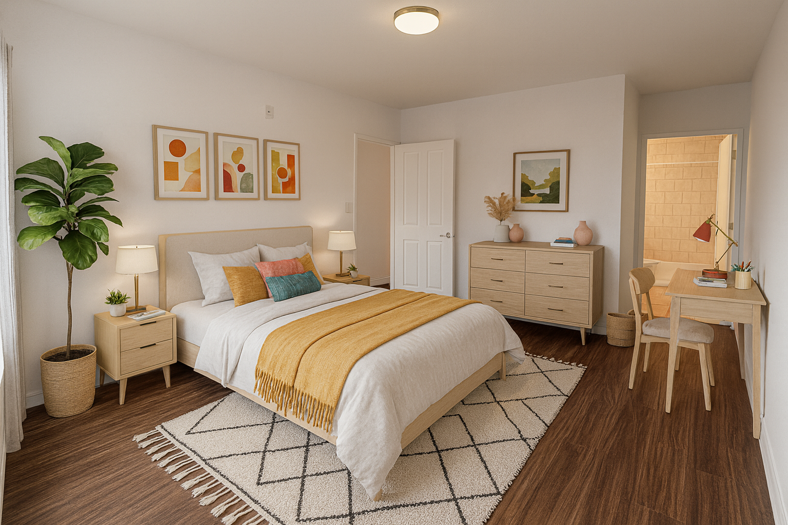 180 Mill Bedroom Rendering