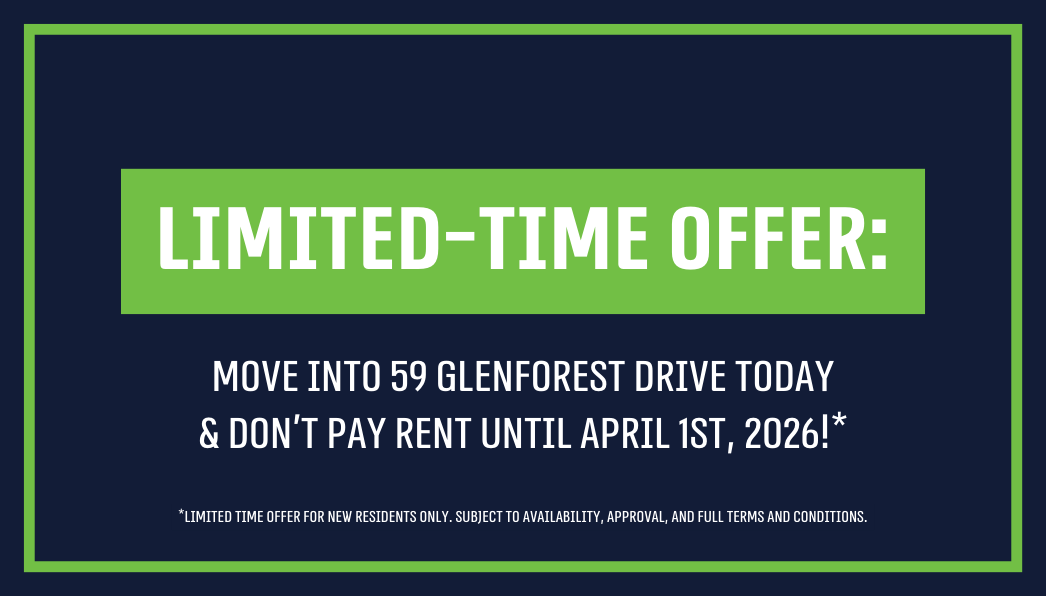**Limited-Time Offer: Move Into 59 Glenforest Drive Today & Don't Pay Rent Until April 1st, 2026!**