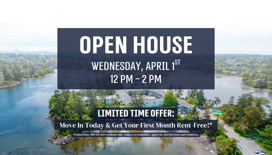 Join us for an OPEN HOUSE on Wednesday, April 1st, from 12 PM - 2 PM! + Limited-Time Offer: Move In Today & Get Your First Month Rent-Free!**