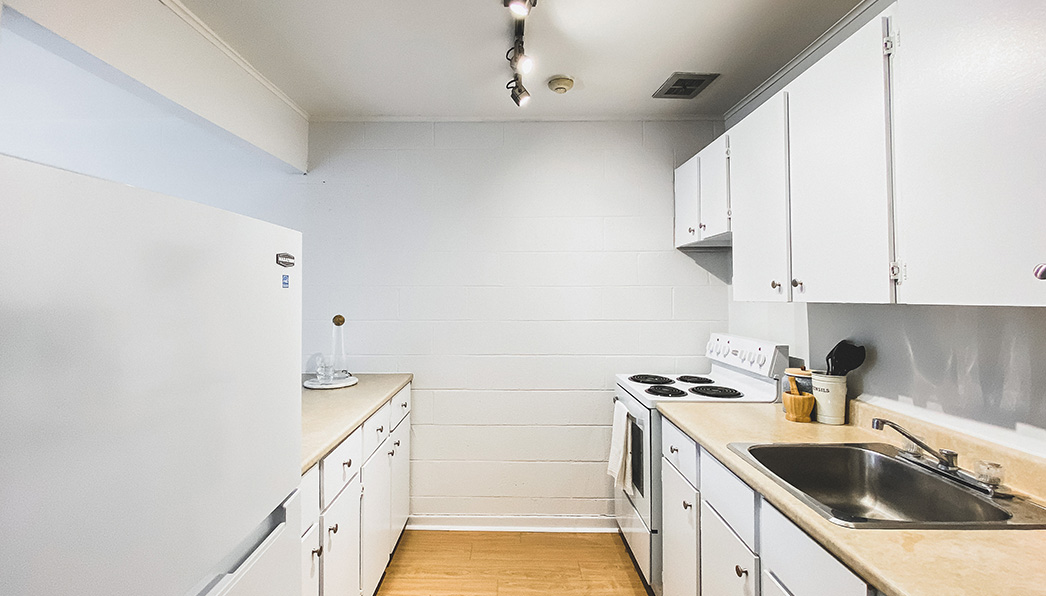 Cornwall Manor Apartments Kitchen Closeup With Cupboards Image