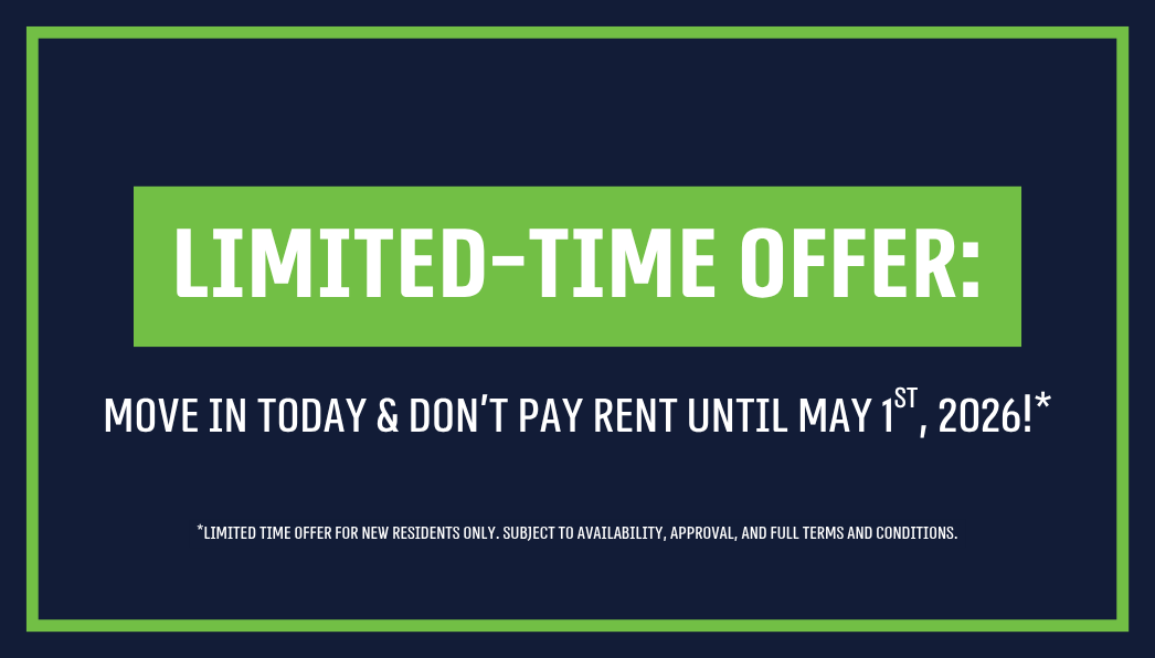 **Limited-Time Offer: Move In Today & Don't Pay Rent Until May 1st, 2026!**