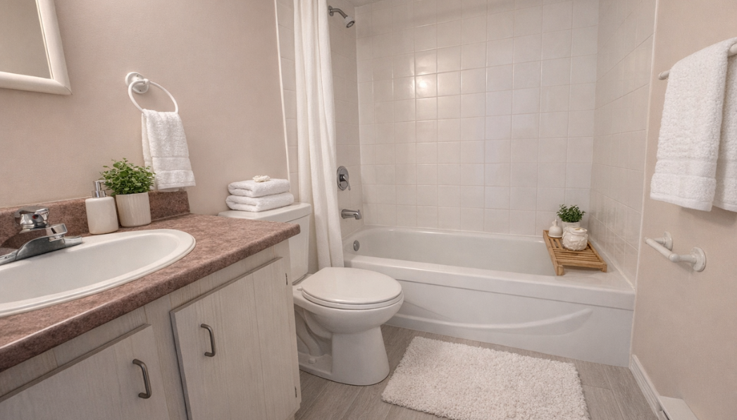 Lakeview Estates Bathroom Rendering