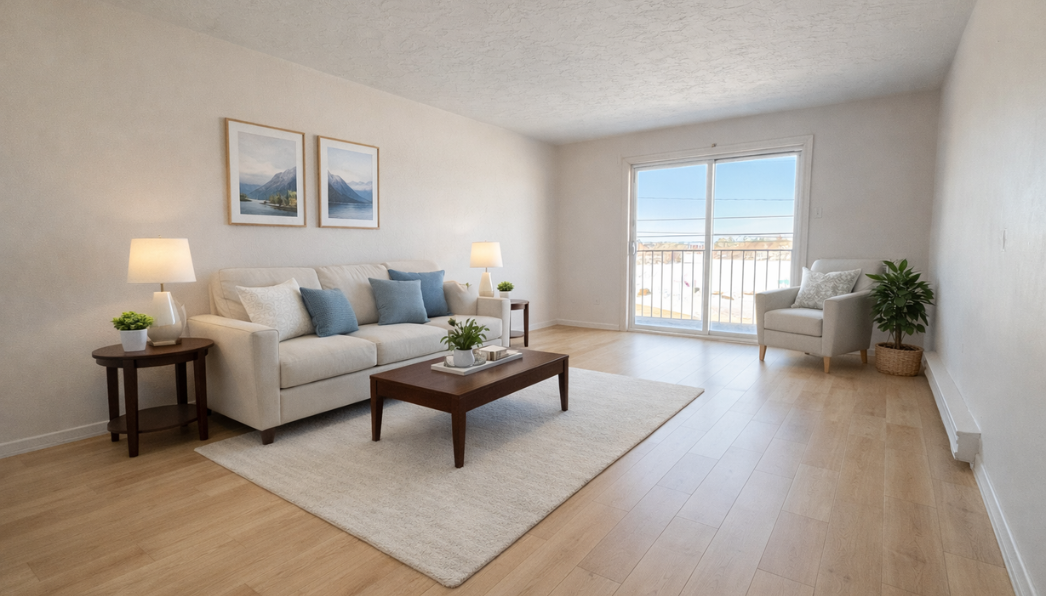 Lakeview Estates Living Area Rendering