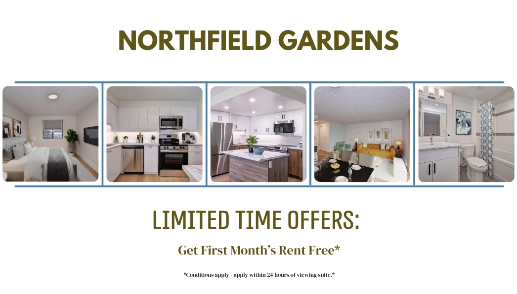 *Get First Month's Rent Free! Conditions Apply**