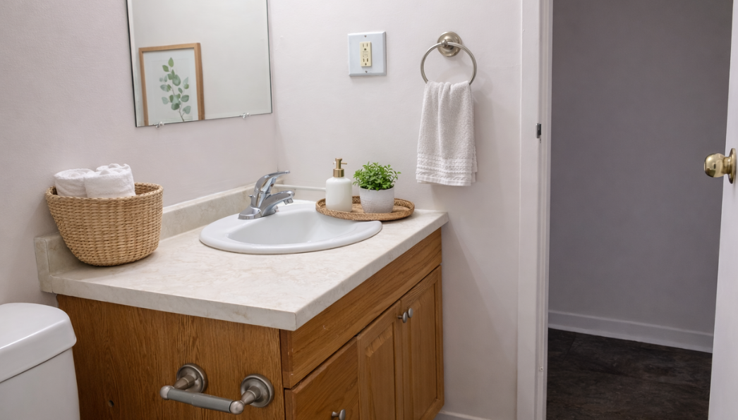 Pine Glen Apartments Bathroom Rendering