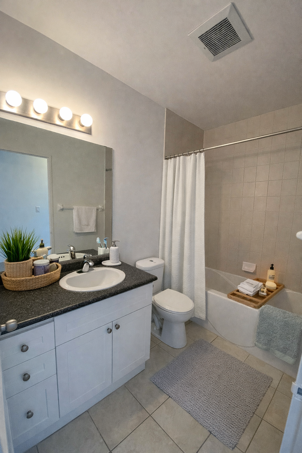 Richmond Hill Apartments Bathroom Rendering