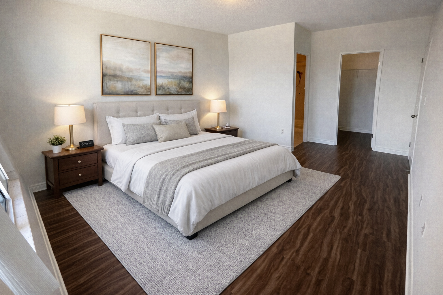 Richmond Hill Apartments Bedroom Rendering