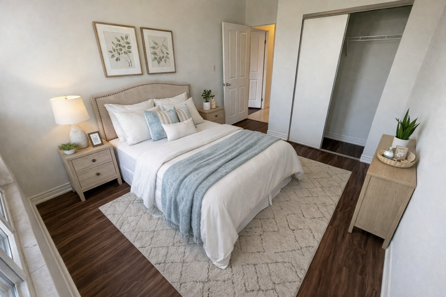 Richmond Hill Apartments Bedroom Rendering