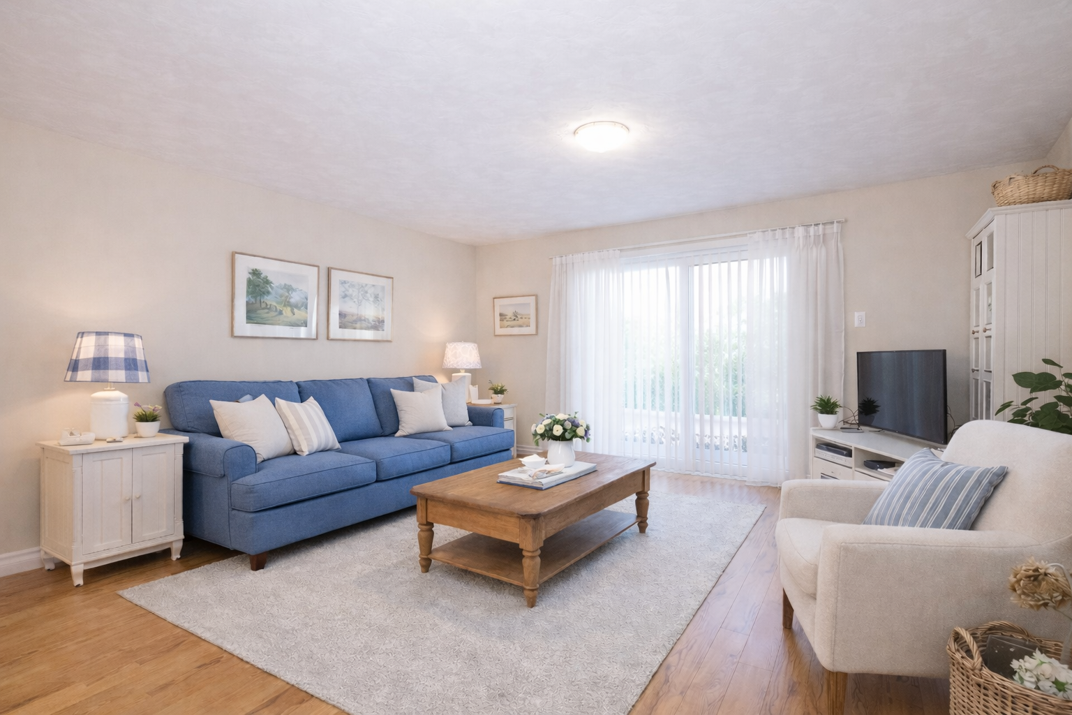 Woodbury Terrace Apartments Living Area Rendering