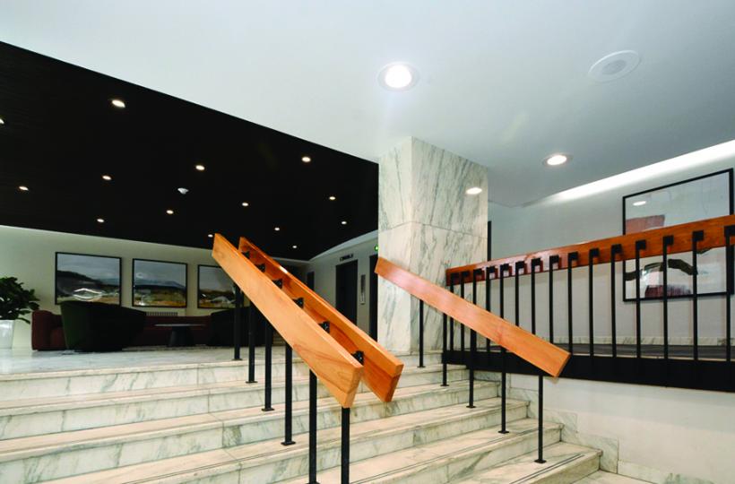 Spring Garden Terrace Lobby Stairs