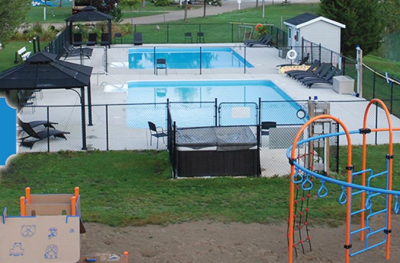 Paradise Valley Pool Image With Logo