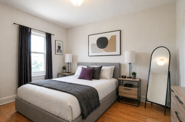 Lutz Street Apartments Bedroom