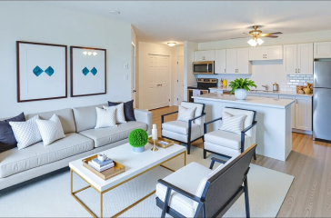 Blue Rock Estates Apartment Living Space