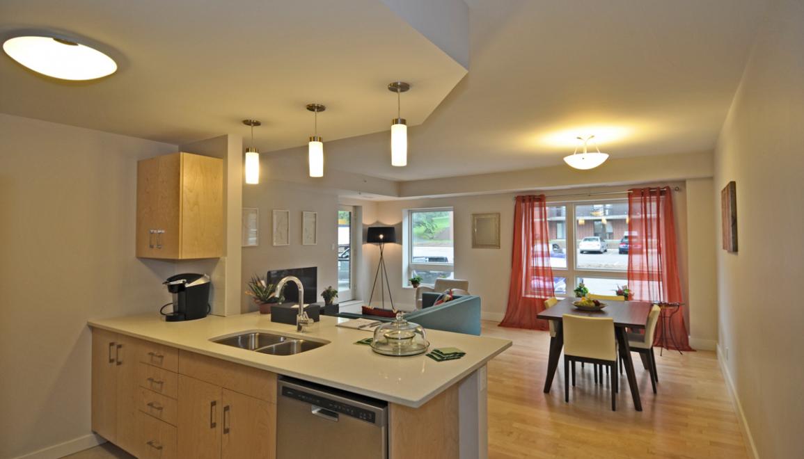 The Plaza at Forest Hills Kitchen & Living Room, Dining Room Image