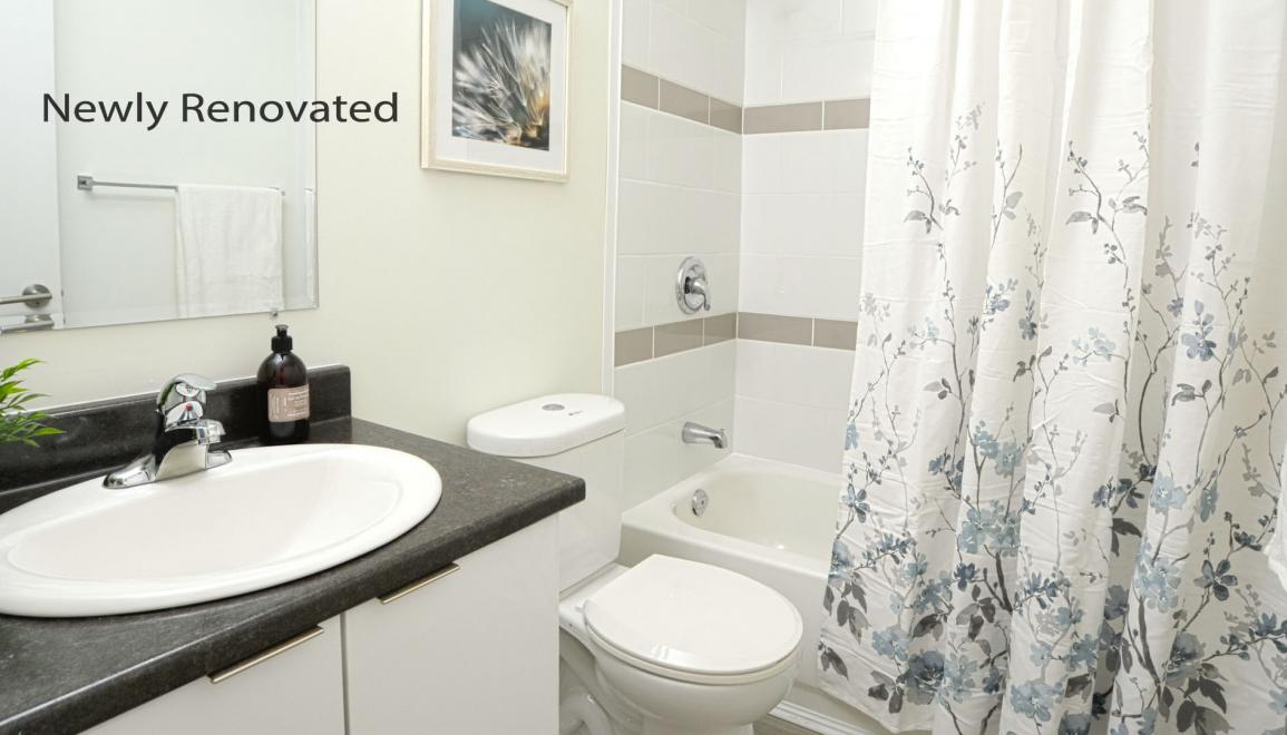 Waterview Apartments Newly Renovated Bathroom Image