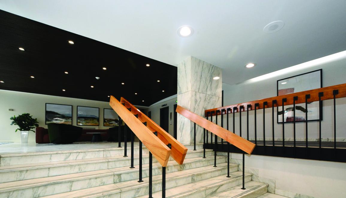 Spring Garden Terrace Lobby Stairs