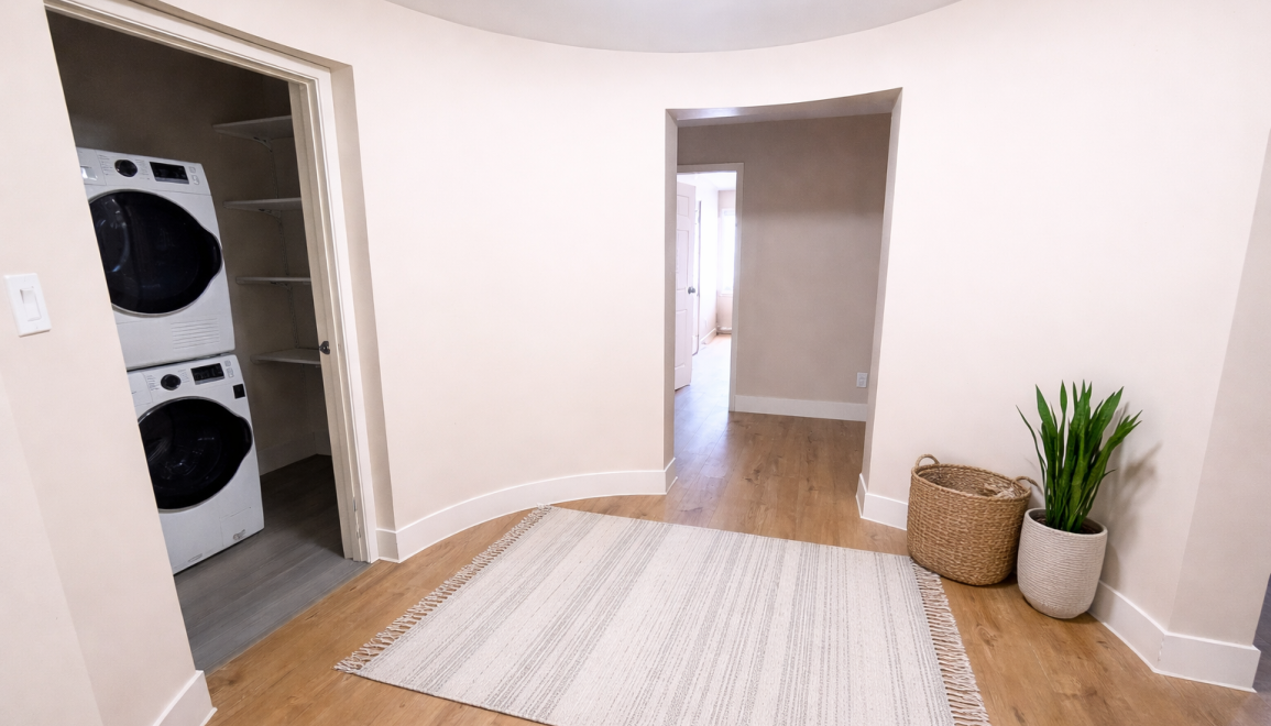 Woodbury Green Apartments In-Suite Laundry Rendering