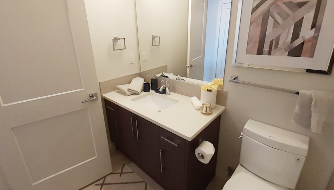 Link Apartments at Ellerslie Bathroom