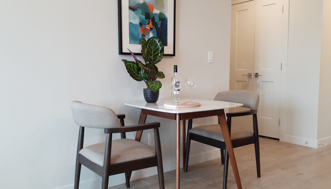 Link Apartments at Ellerslie Dining Space