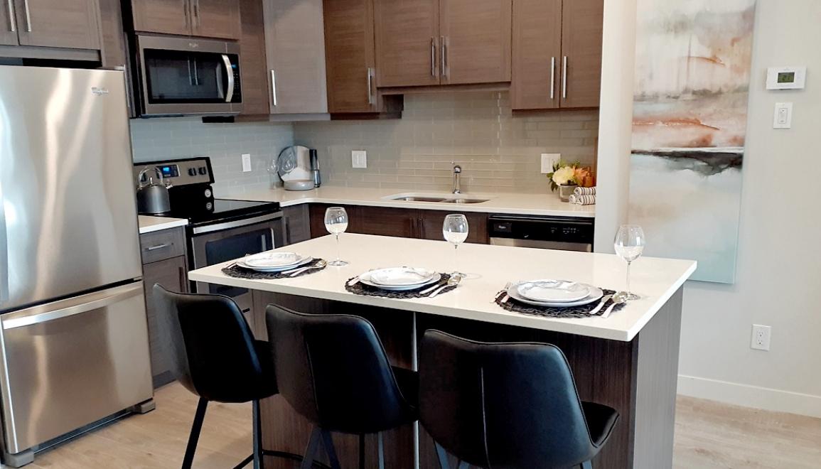 Link Apartments at Ellerslie Kitchen