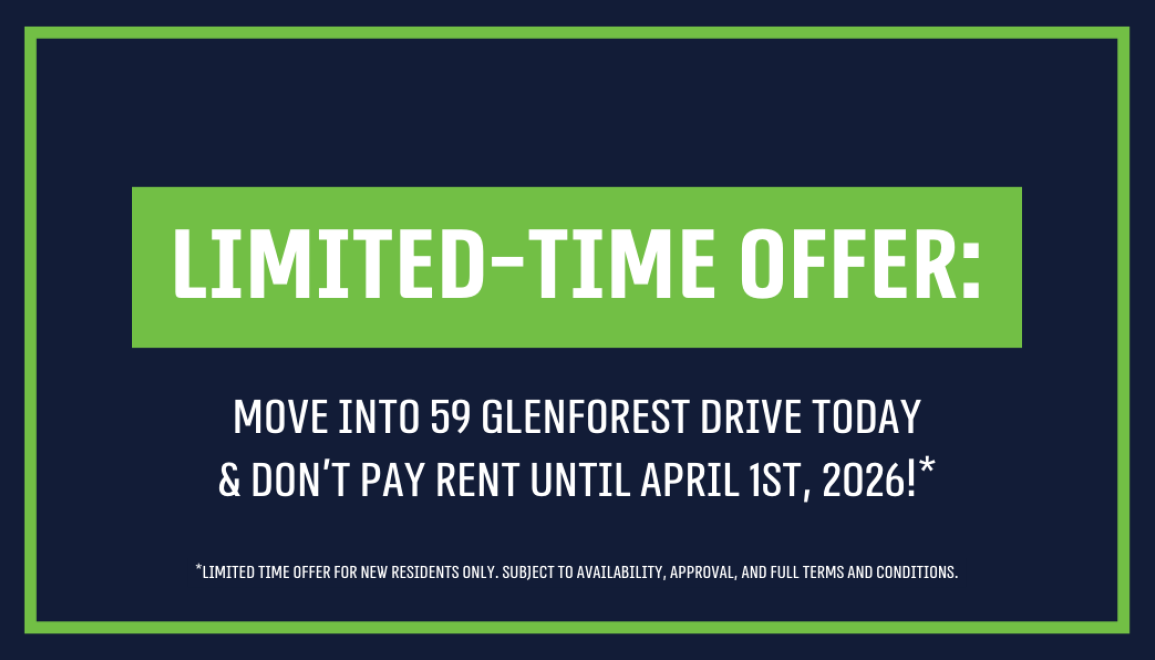 **Limited-Time Offer: Move Into 59 Glenforest Drive Today & Don't Pay Rent Until April 1st, 2026!**