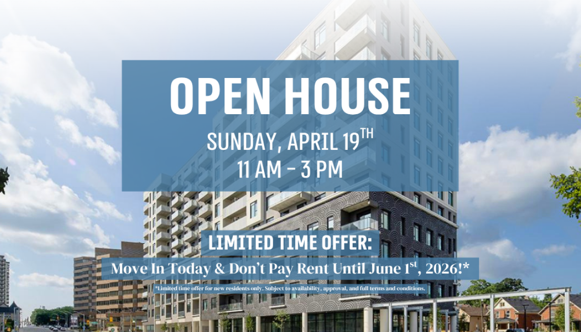 Join us for an OPEN HOUSE on Sunday, April 19th, from 11 AM - 3 PM! + Limited-Time Offer: Move In Today & Don't Pay Rent Until June 1st, 2026!*