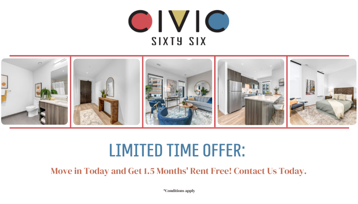 **Limited-Time Offer: Move In Today & 1.5 Months' Rent Free. Contact Us For Details.**