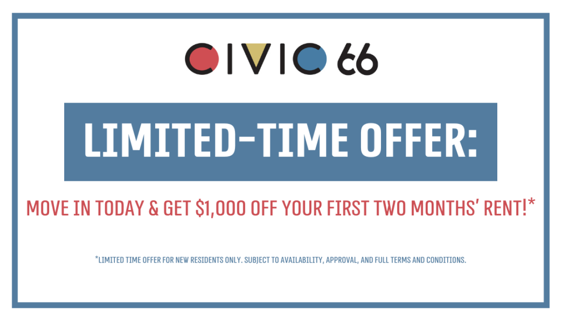 **Limited-Time Offer: Move In Today & Get $1000 Off Your First Two Months' Rent!**