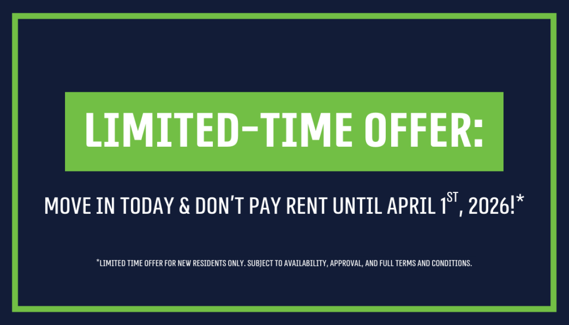 Move In Today & Don’t Pay Rent Until April 1st, 2026!*