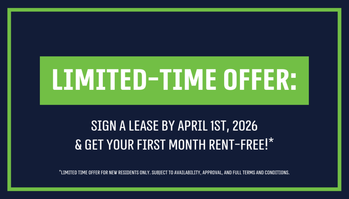 **Limited-Time Offer: Sign a Lease Today & Don't Pay Rent Until April 1st, 2026!**