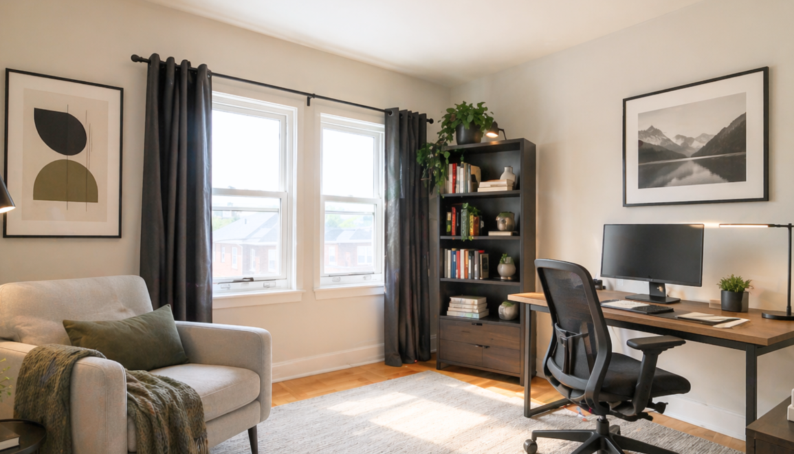 Lutz Street Apartments Home Office