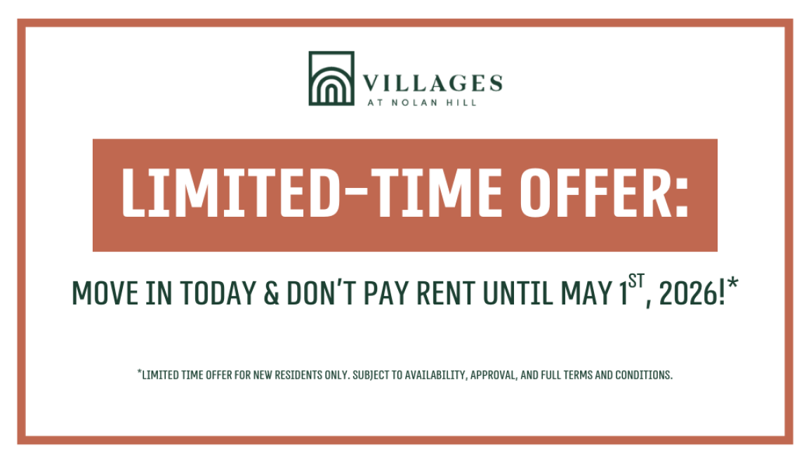 **Limited-Time Offer: Move In Today & Don’t Pay Rent Until May 1st, 2026!**