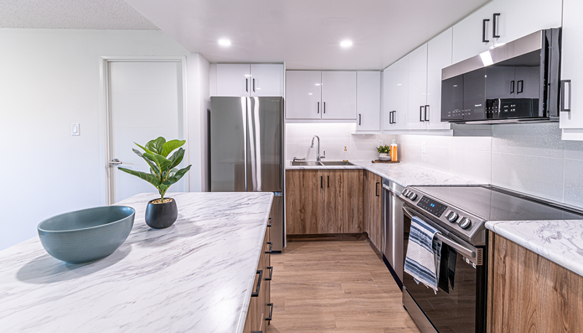 Northfield Gardens Renovated Kitchen Close Up