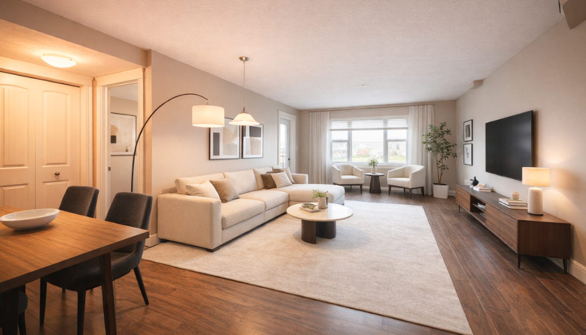 Promenade Kedgwick 1 Living Area Rendering