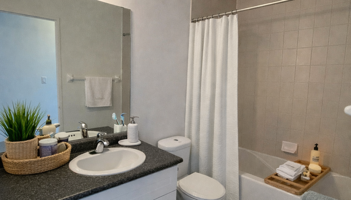 Richmond Hill Apartments Bathroom Rendering