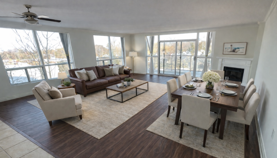 Richmond Hill Apartments Living Area Rendering