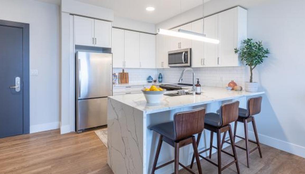 Shorefront Apartments Kitchen