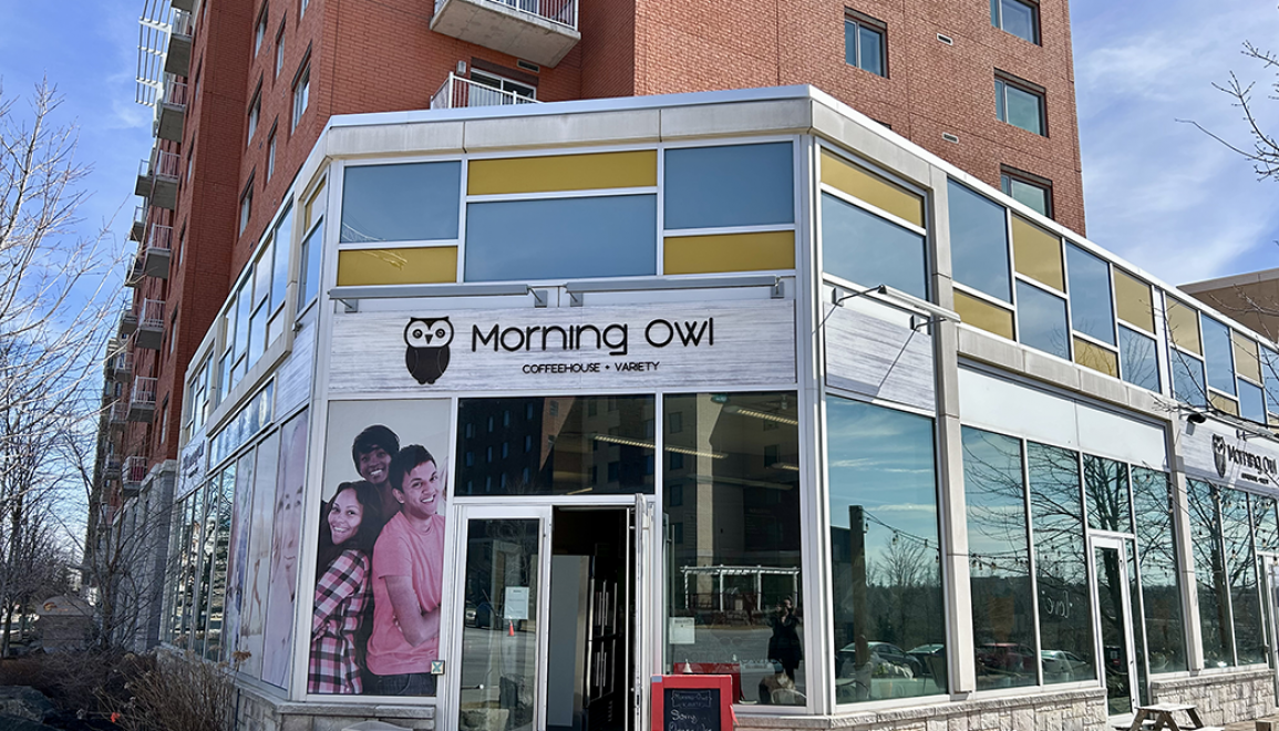 William's Court Building A Morning Owl Coffee Shop