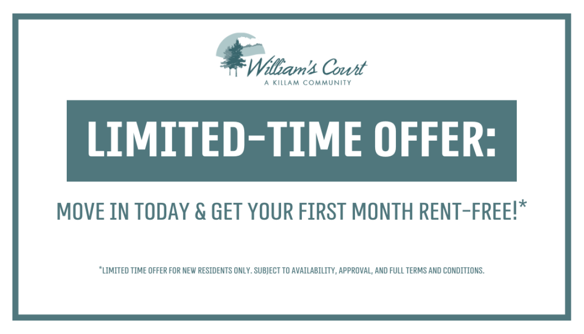 **Limited-Time Offer: Move In Today & Get Your First Month Rent-Free!**