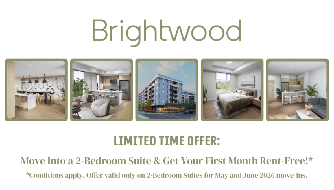 Limited Time Offer: Move Into a 2-Bedroom Suite & Get Your First Month Rent-Free! Conditions apply.