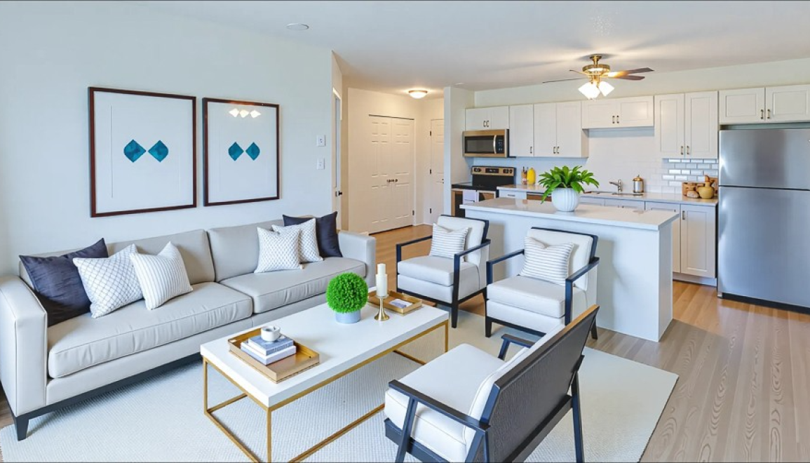 Blue Rock Estates Apartment Living Space