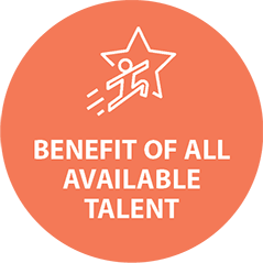 Benefit of all available talent