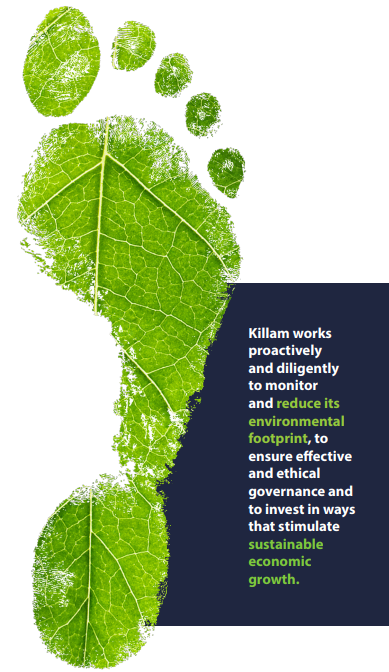 proactively and diligently to monitor and reduce its environmental footprint, to ensure effective and ethical governance and to invest in ways that stimulate sustainable economic growth. Killam’s ESG Strategy