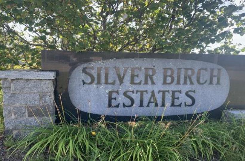 Silver Birch Manufactured Home Community Sign